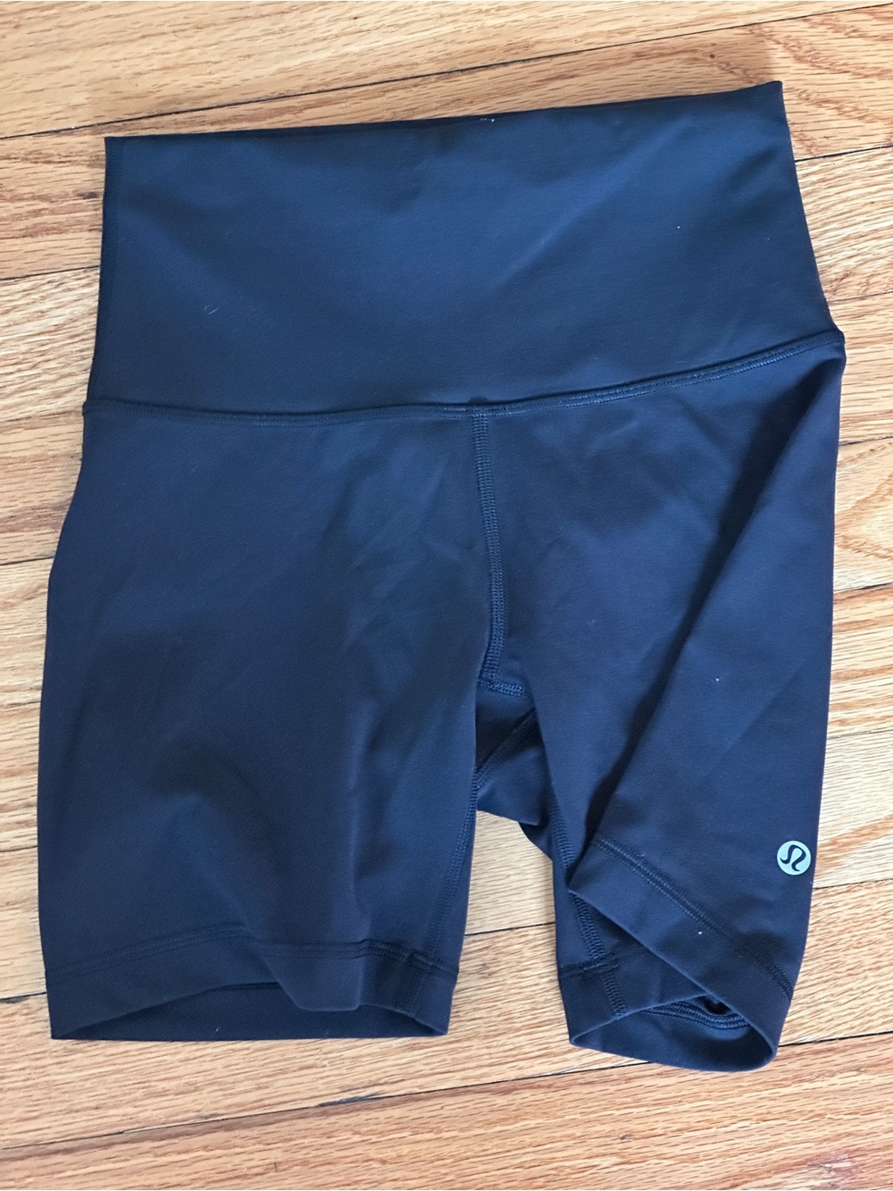 Lululemon Black High-Rise Athletic Bike Shorts with 5” Inseam